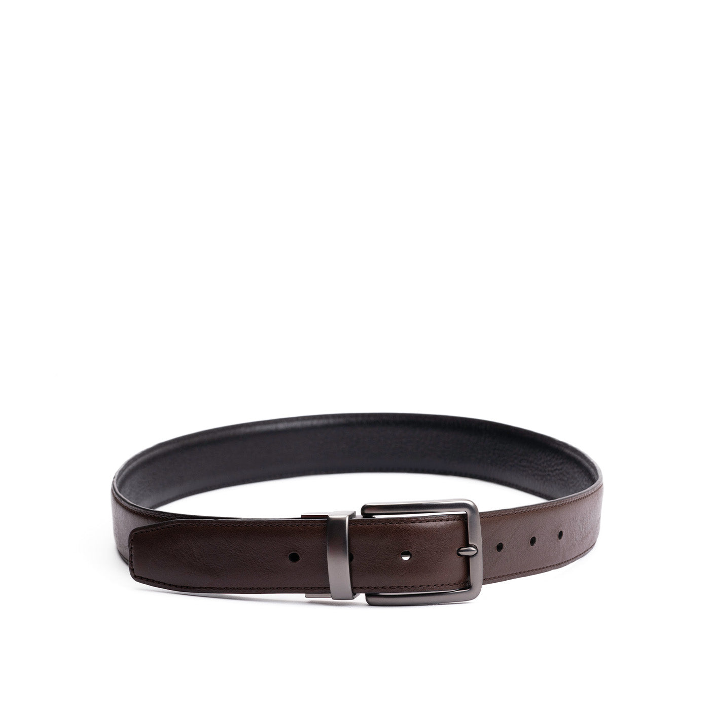 Men's Italian Reversible Leather Belt - Image 2