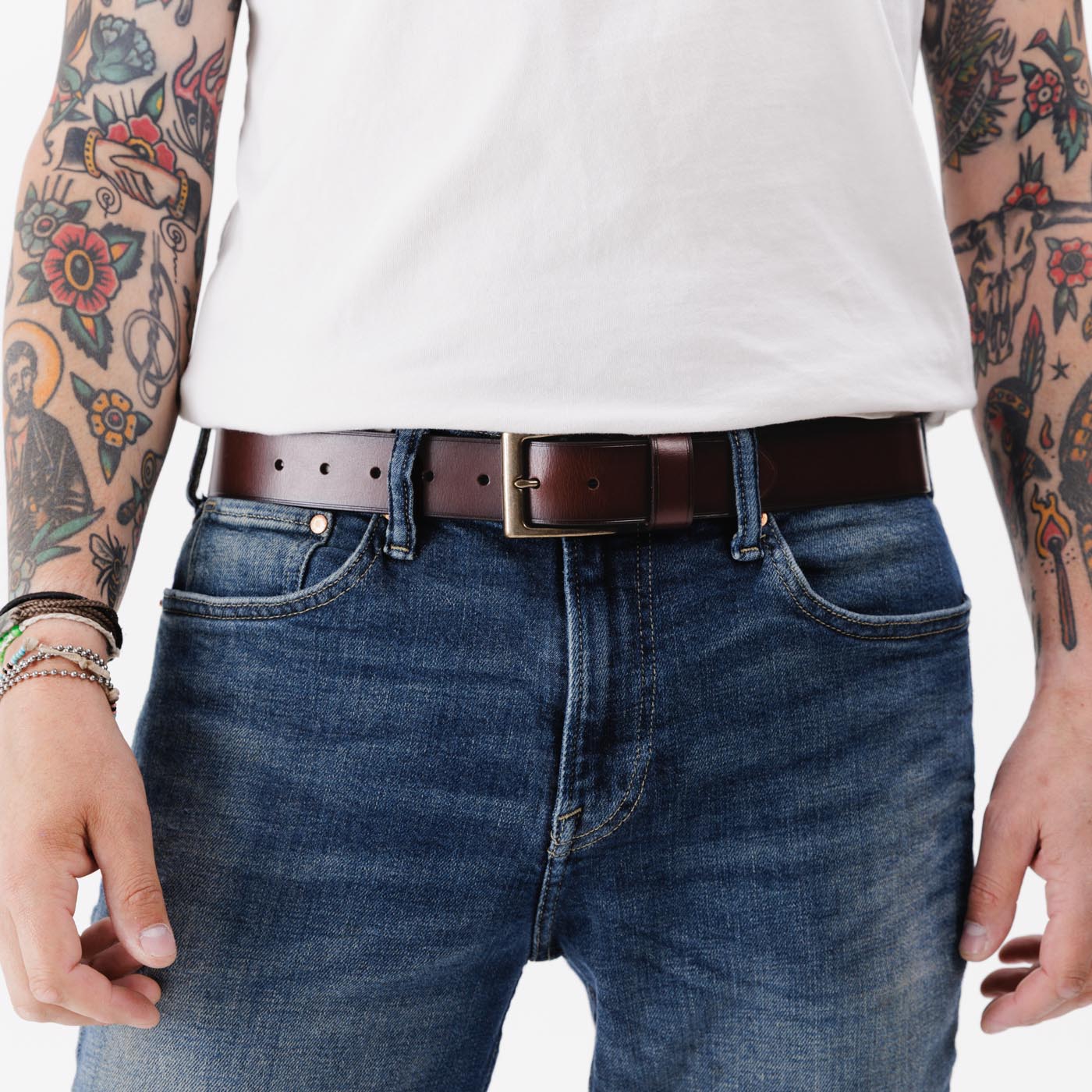 Men's True North Leather Belt - Image 9