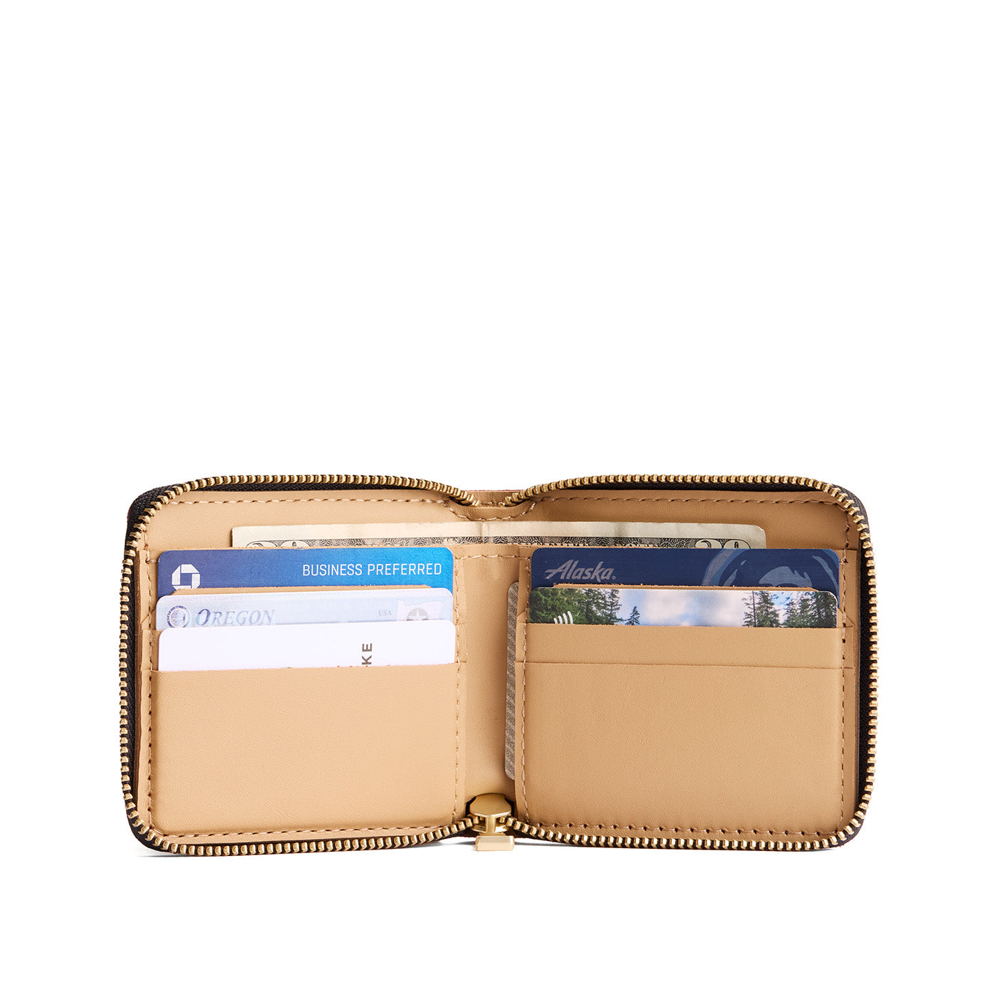 Small Zipper Bifold Wallet - Image 15